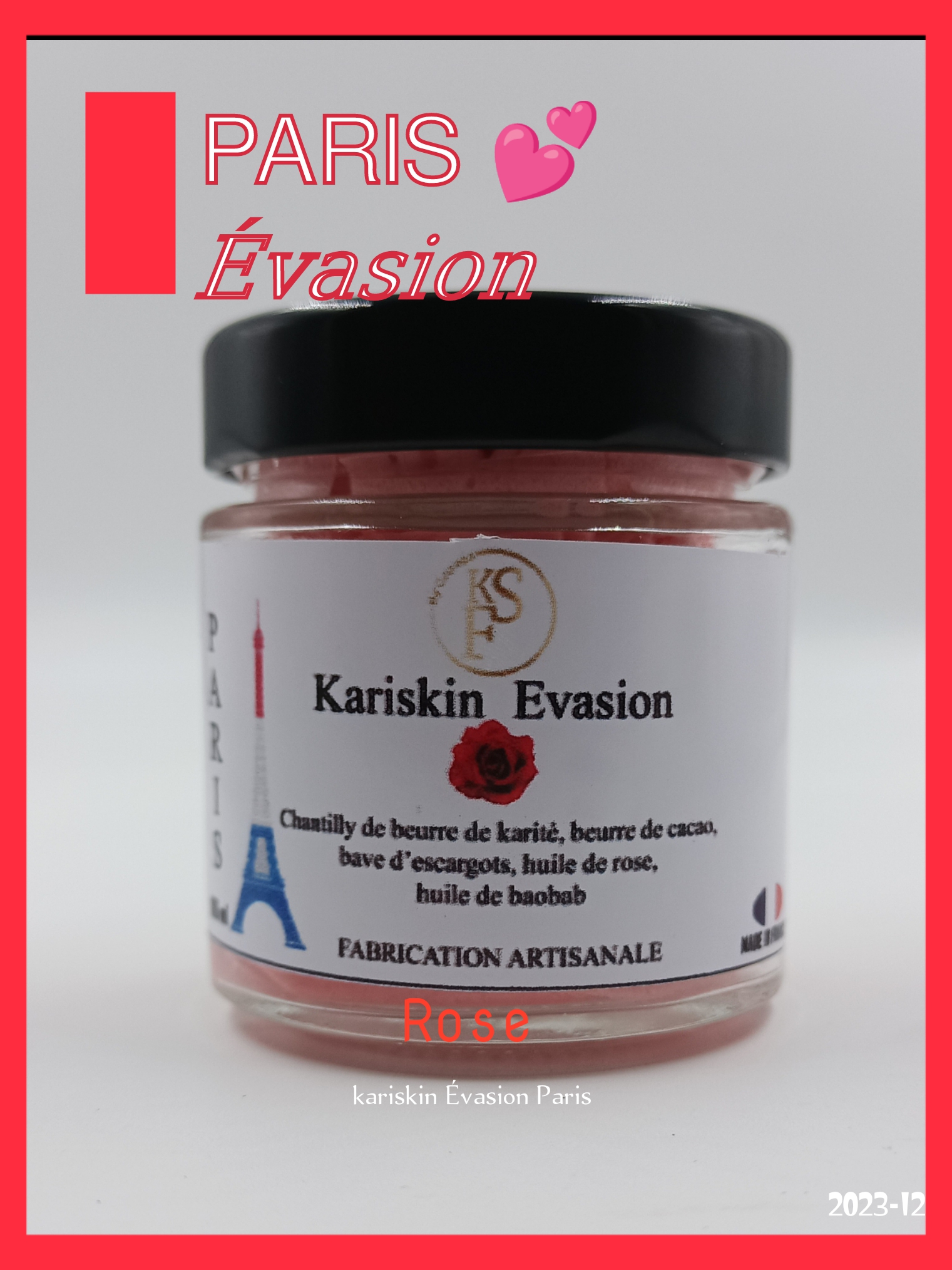 Évasion Paris kariskin beurre de karité
