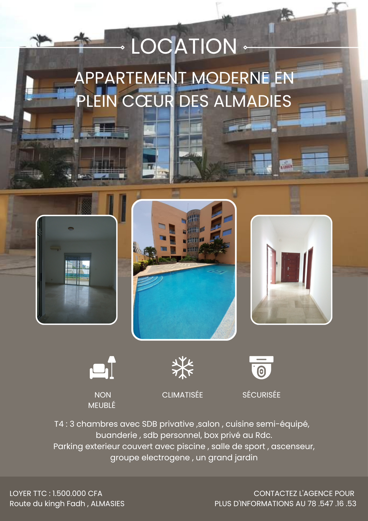 Appartement T4 Almadies