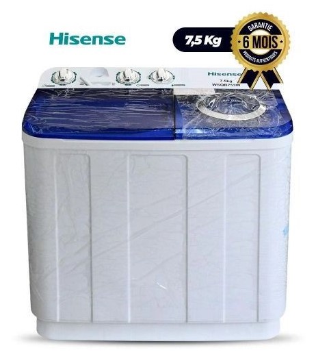 Machine à Laver Semi - Automatique Hisense 7.5KG