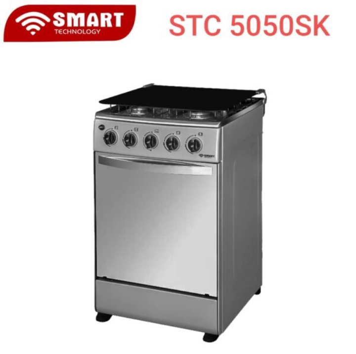 Cuisinière SMART TECNOLOGY 4 feux 50x50 Inox