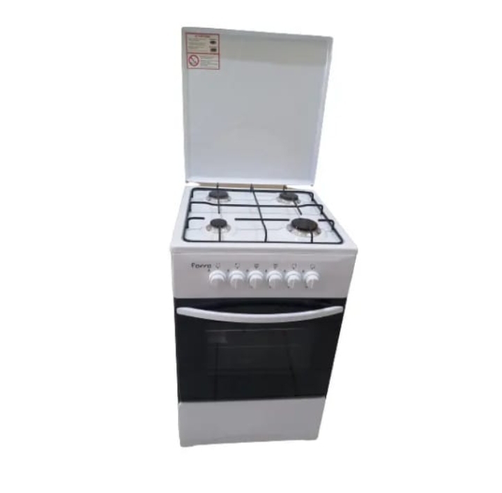 Cuisinière ferre 4 feux 50x50 blanc