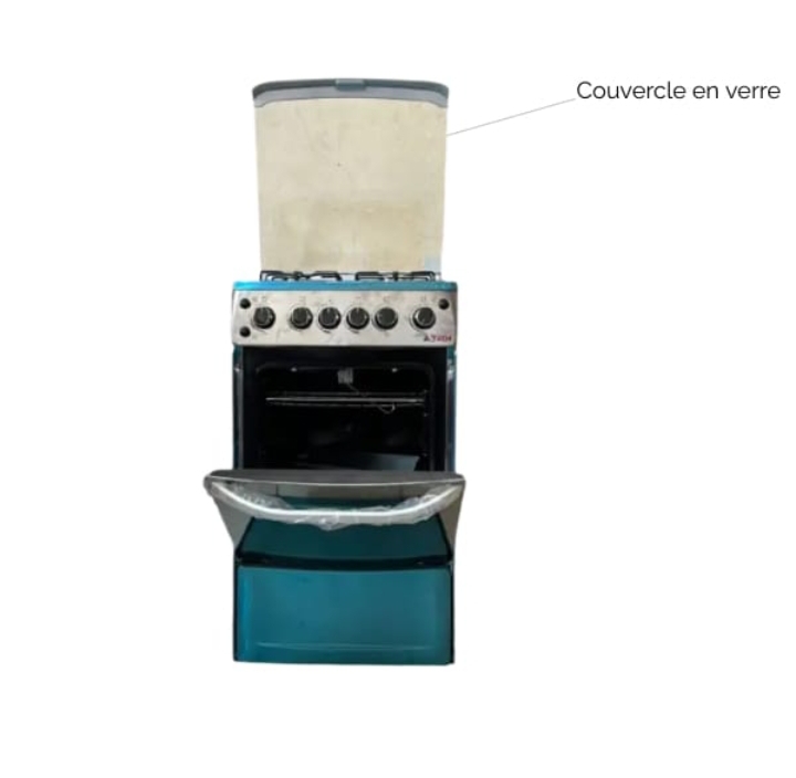 Cuisinière ASTECH 4 feux 50x50 Inox