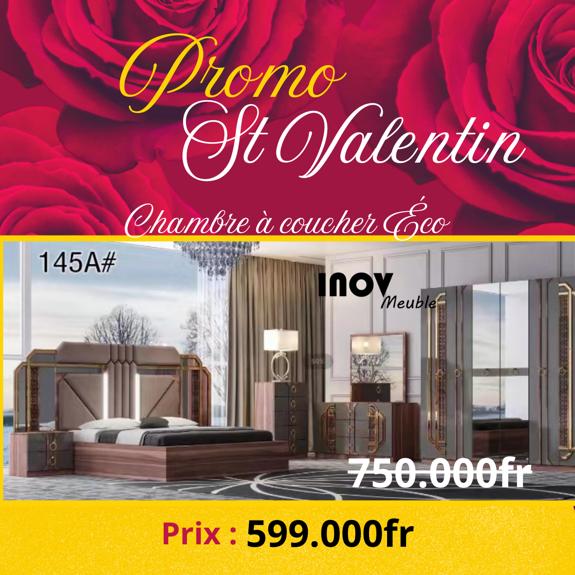 Chambre à coucher ECO Promo St Val