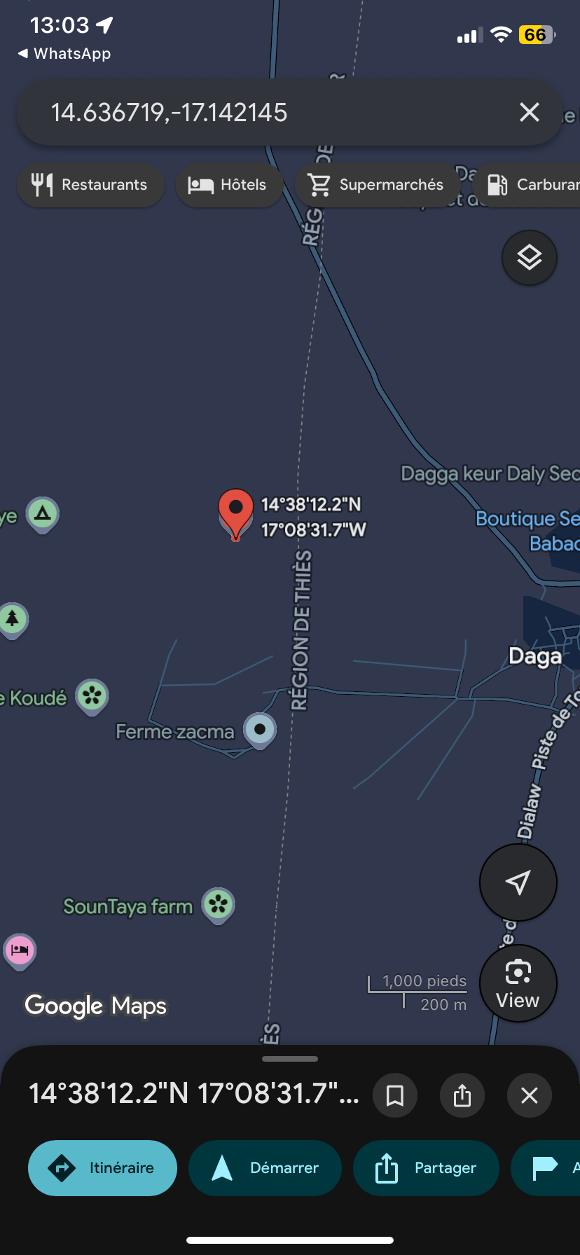 Terrain de 00 mètres carrés à vendre à Yène Sénégal