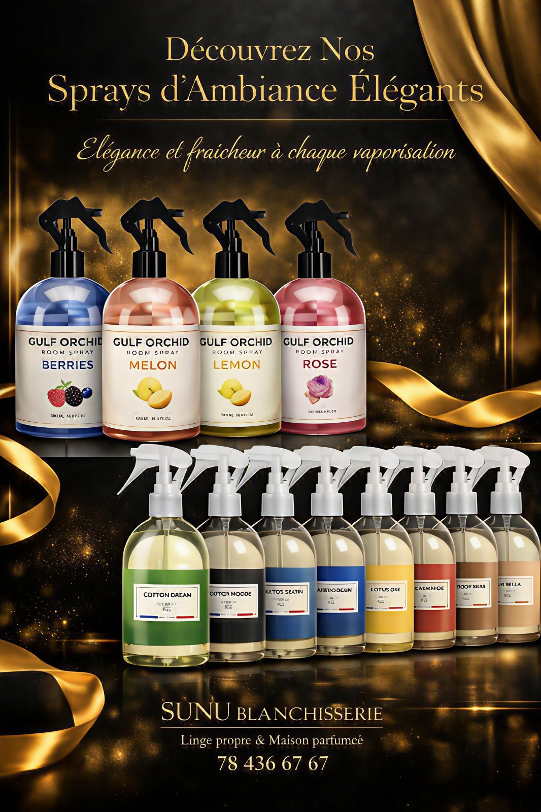 Sprays d'ambiance RP PARIS & GULF ORCHID