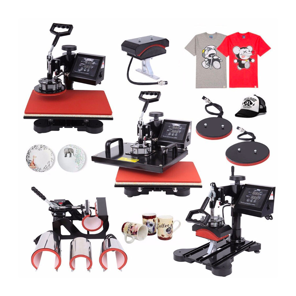Machine presse t-shirt multifonctions