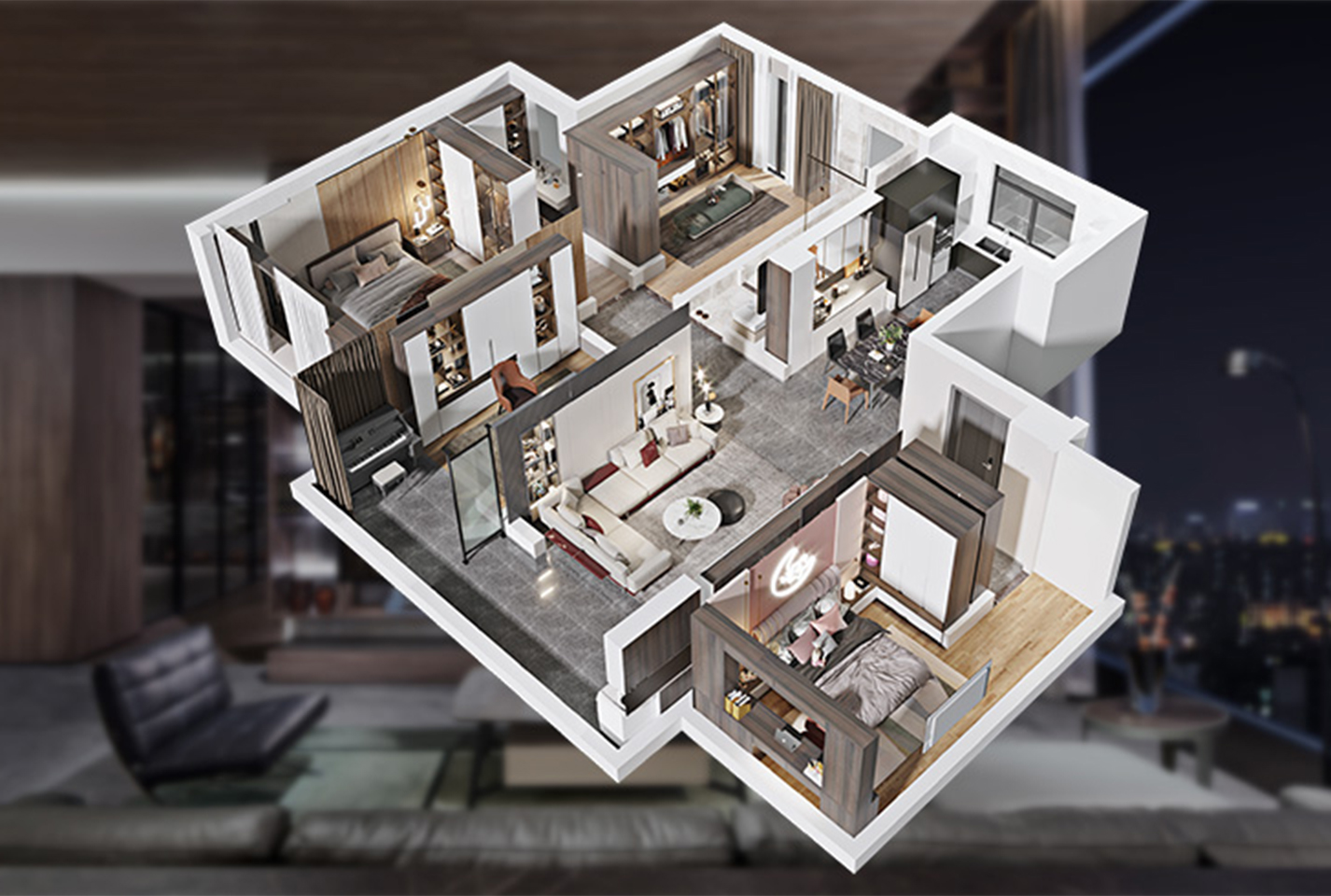 Conception de Plan 3D - Animation 3D - Design Intérieur