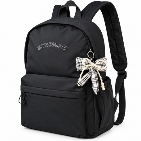 Sac à Dos Noir Fille avec Noeud – SC3405