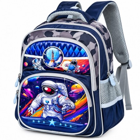 Sac à dos scolaire Premium Astronaute Espace bleu – SC3434