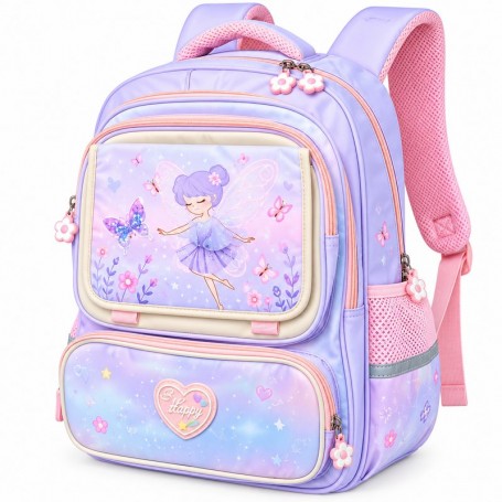 Sac à dos scolaire primaire orthopédique Danseuse violet – SC3441