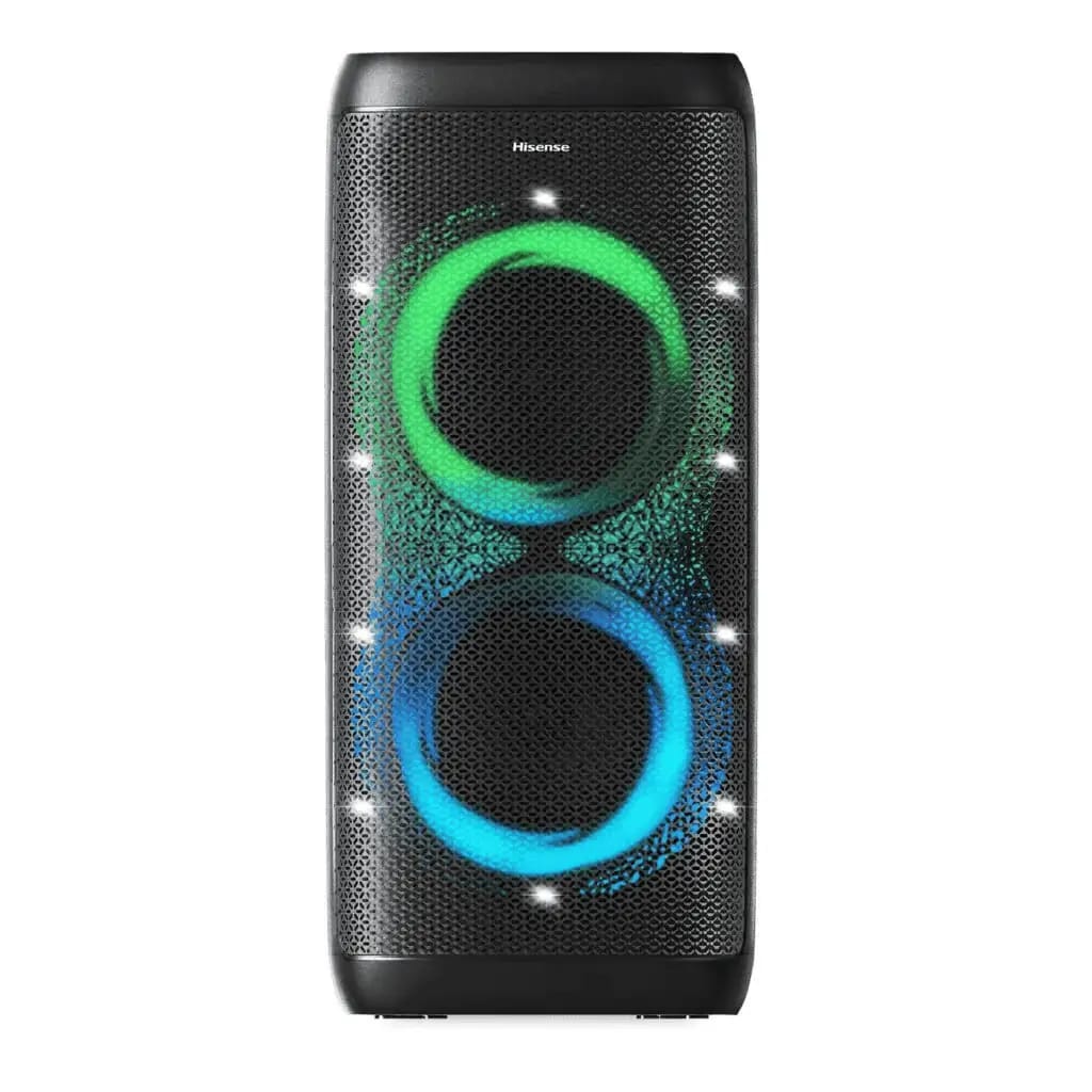 Mini Chaîne HISENSE Party Thunder 620W – Enceinte Bluetooth Puissante, Autonomie 18h, IPX4
