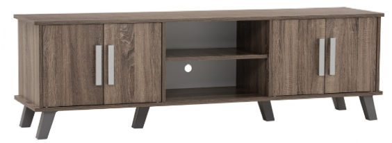 Meuble TV NAOMI 1.6M – Sonoma foncé