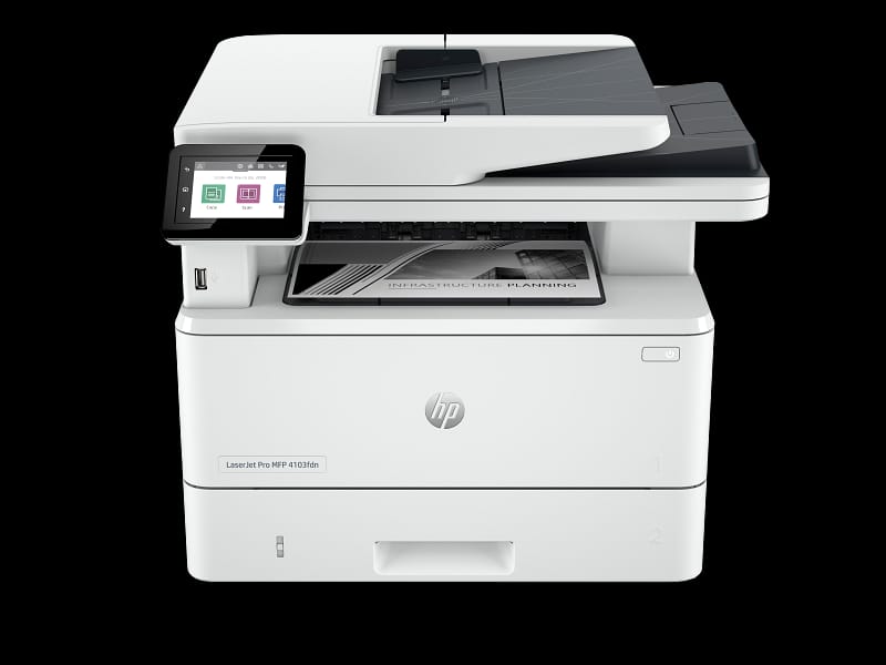 Imprimante HP Color LaserJet Pro MFP 4103fdn – Laser Couleur, 40 ppm, Pro