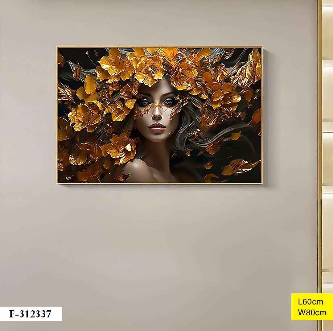 Tableau décoratif F-312337 Noir Ø60cm