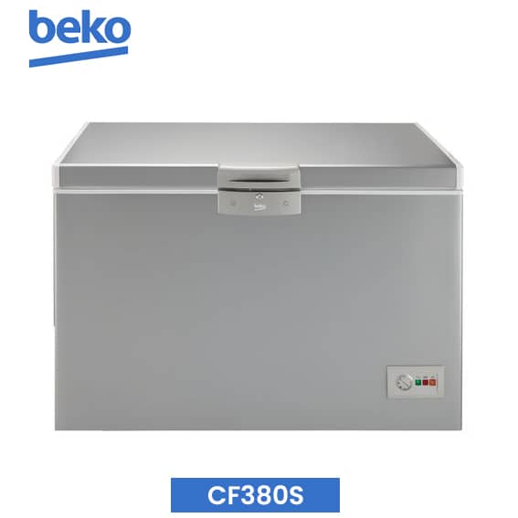 Congélateur Coffre BEKO CF380S – 550 Litres avec Vitre Gris