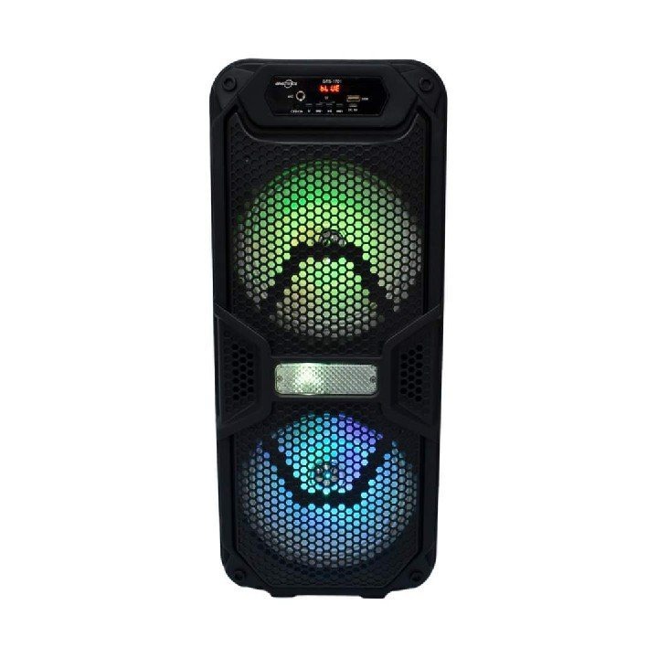 Haut-parleur Bluetooth Portable avec Microphone et Lumières LED – Puissance, Ambiance et Mobilité