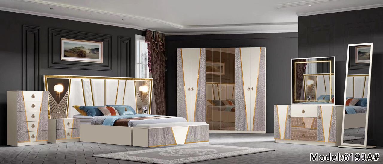 Ensemble Chambre à Coucher Luxe – Modèle 6193A