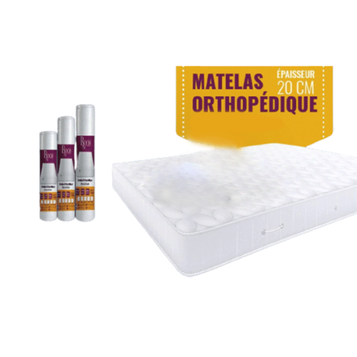 Matelas ROCH Orthopédique – Dimension 140*190 Epaisseur 20 cm