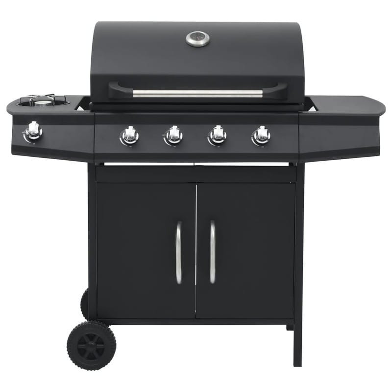 Barbecue à Gaz DECAKILA KMGS006B – 4 Brûleurs + Latéral 11.6kW avec Thermomètre