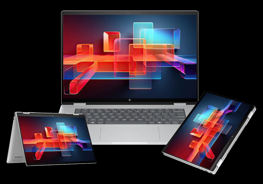 HP Envy x360 Convertible 16-ac0023dx *Laptop, Intel Core Ultra 7 155U 16GB DDR5 RAM, 1 TB SSD 16 ” WUXGA IPS Touch Display Intel Graphics, Backlit keyboard Windows 11 Home, Silver Color