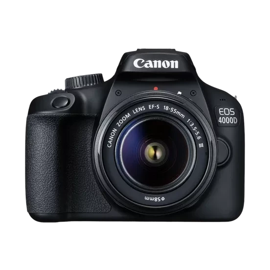 Canon EOS 4000D + Objectif EF-S 18-55mm f/3.5-5.6 IS STM – Appareil Photo Reflex Numérique Wi-Fi |