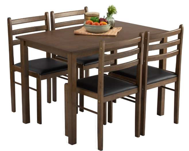 Ensemble Salle à Manger Wald – Table + 4 Chaises Bois