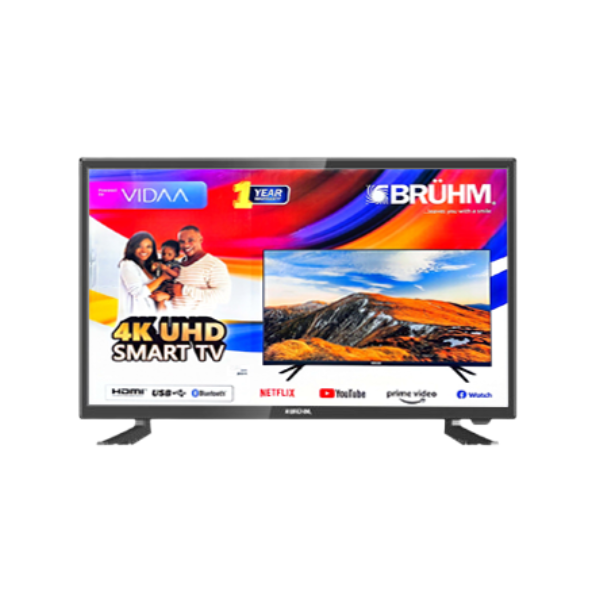 Téléviseur BRUHM Led 50″ UHD 4K Smart VIDAA – BTF-50V