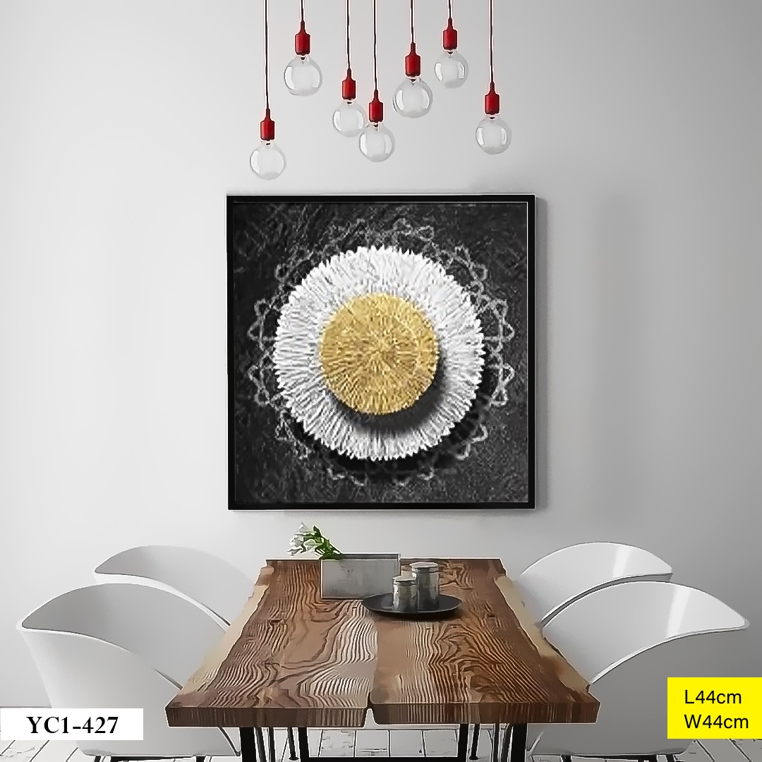 Tableau décoratif YC1-427 Dorée Ø44cm