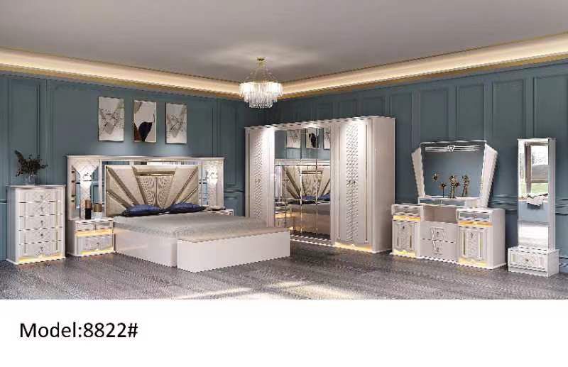 Chambre à Coucher Élégante Spacieuse – Modèle 8822