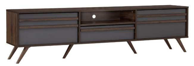 Meuble TV Blackburn 1.8m – Columbia/Dark Grey
