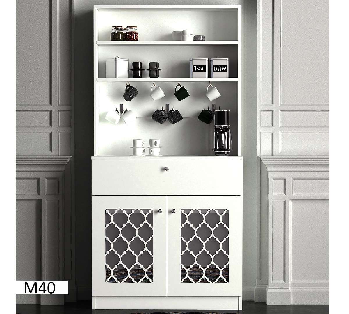Vaisselier / Meuble de Rangement M40 – Axel Coffee Cabinet