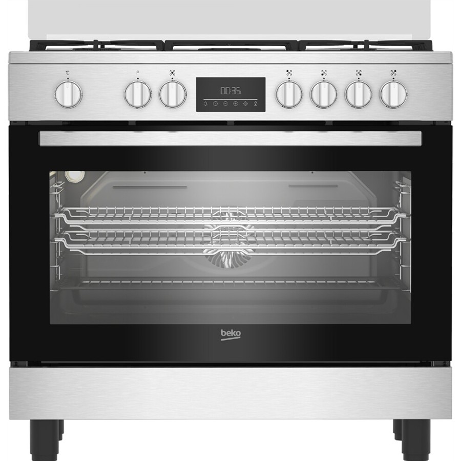 Cuisinière Unionaire 5 feux 90×60 Full Option Inox