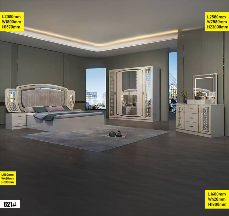 Chambre à Coucher 621# – Élégance, Confort et Fonctionnalité
