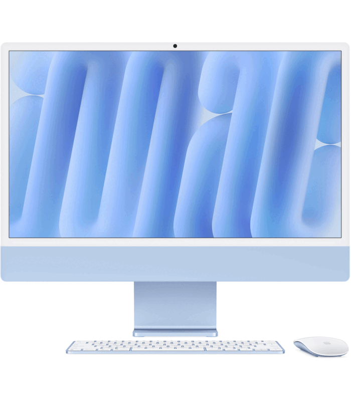 Apple iMac MWV33 M4 Chip 24″ 4.5K IPS Retina 16GB RAM 512GB SSD – Couleur Blue