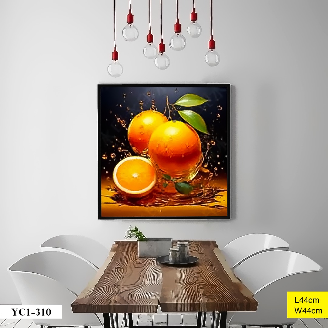 Tableau décoratif YC1-310 Noir Ø44cm