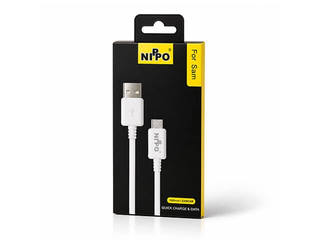 Câble Chargeur USB NIPPO Samsung – Recharge Rapide et Transfert Données Haute Vitesse