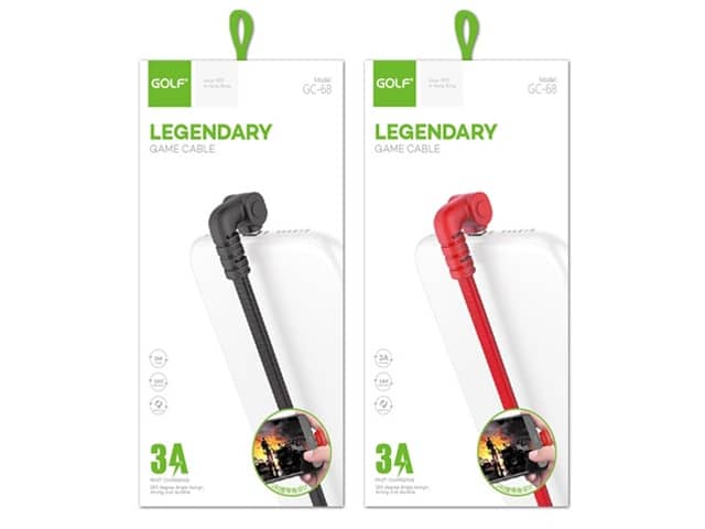 Câble Chargeur USB GOLF SPACE GC-68 Charge Rapide 2.4A Renforcé Gaming – Prix Sénégal Dakar