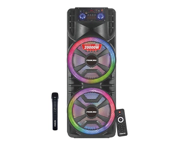 Speaker Multimédia Nikai 20000W NPRTY12602 | Enceinte Portable Puissante avec Micro – Dakar Sénégal
