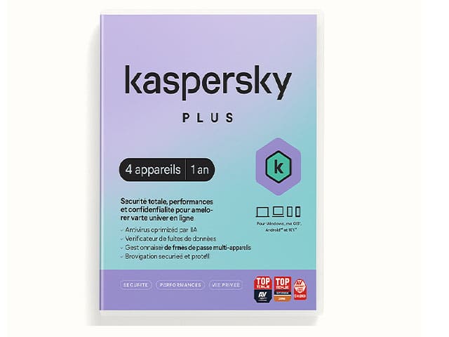 ANTIVIRUS KASPERSKY PLUS WCA- KL10428XBFS 4 USERS