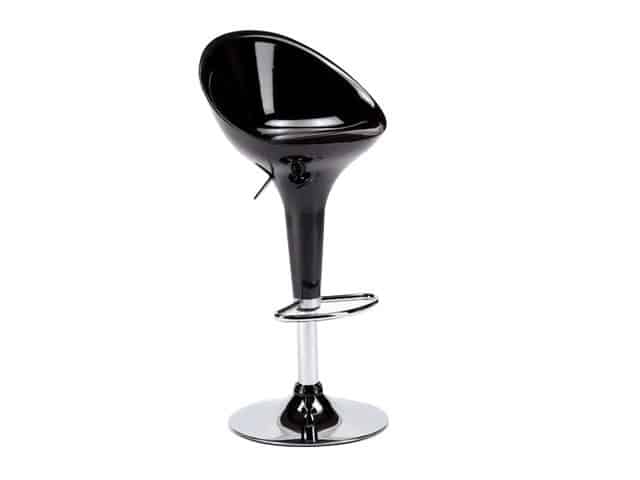 Chaise de Guichet Noire | Chaise Accueil Bureau