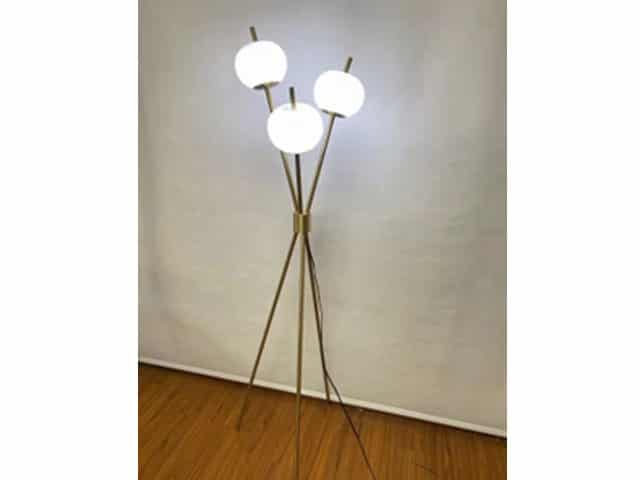 Lampe abat-jour Beige Doré Design 160 cm – Chic &amp; Moderne