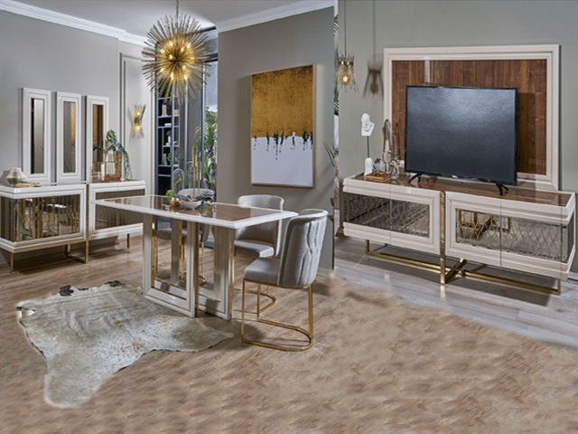 Meuble TV Salon &amp; Salle à Manger LARISSA Luxe