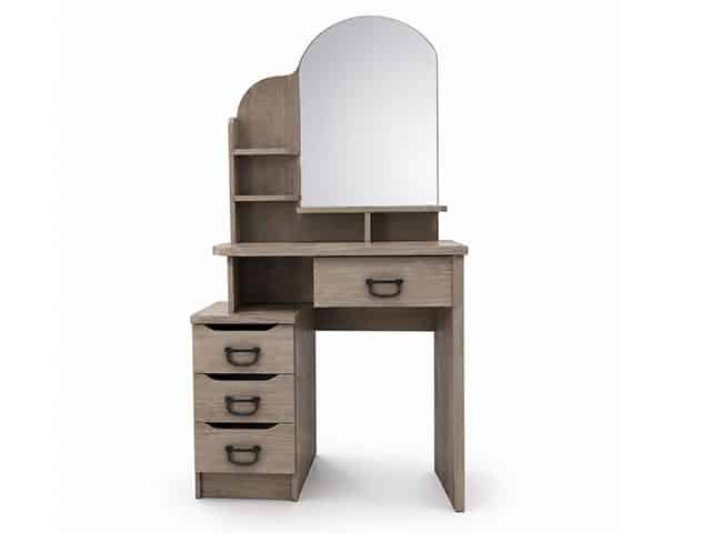 Coiffeuse moderne miroir marron Dakar | Design chic