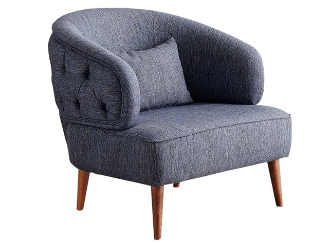Chauffeuse design orange ANDY – Fauteuil moderne