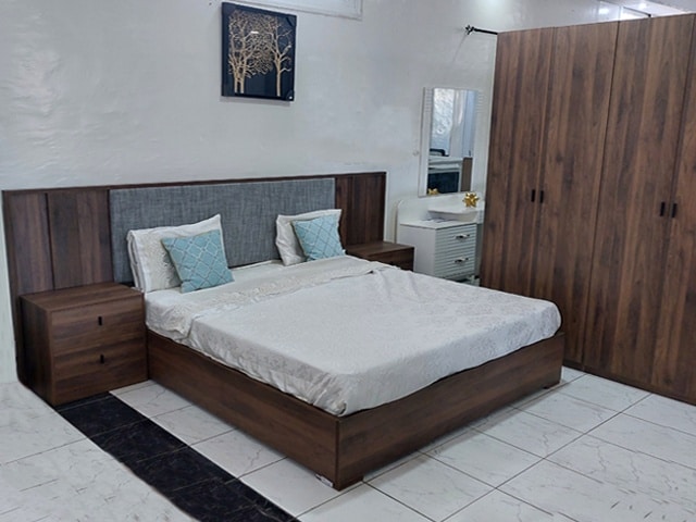 Chambre à coucher 180x200 Dark Walnut Dakar Sénégal