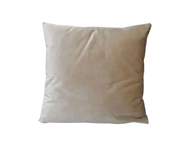 Coussin beige 43x43 déco scandinave moderne Dakar