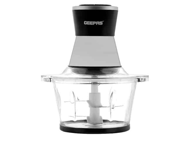 Hachoir Électrique Geepas 2L 500W Verre Inox GMC42021