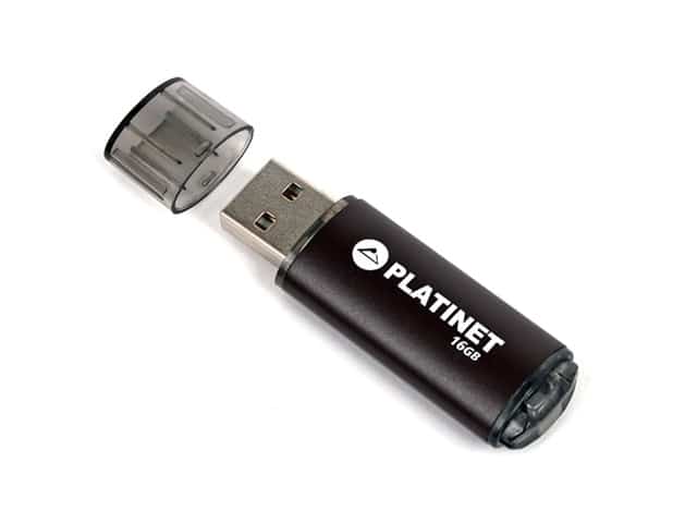 Clé USB 16GB Platinet PMFE16B USB 2.0 Noir | Pendrive 16Go Rapide Prix Sénégal Dakar