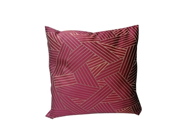 Coussin décoratif rouge beige 43x43 chic moderne