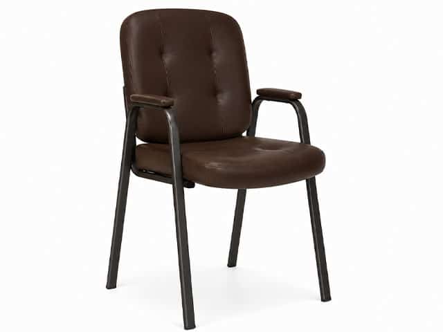 Chaise Visiteur PU Marron YL-C719(788) Avec Accoudoirs